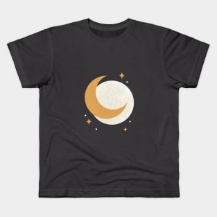 Moon Sparkle - Celestial Art Kids T-Shirt